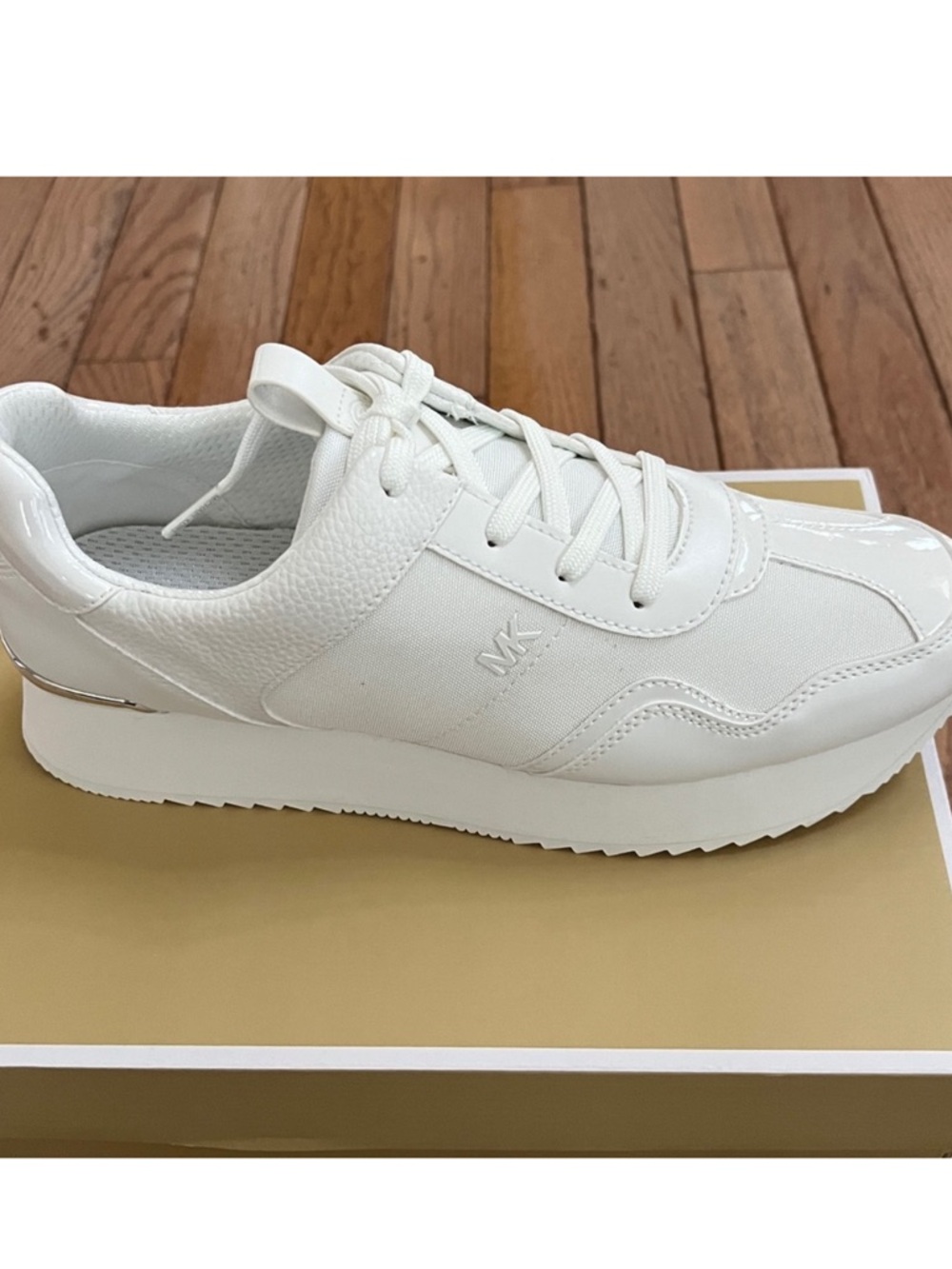 Michael Kors Women's Raina Lace-Up Trainer Running Sneakers